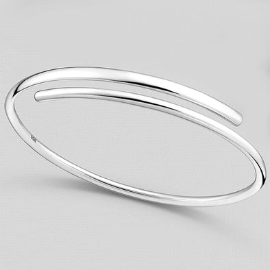 Joolz Co. Adjustable Wrap Cuff Bracelet <br>925 Sterling Silver