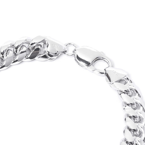 Joolz Co. Cuban Link 8mm Solid Chain <br>925 Sterling Silver <br>Hypoallergenic & Tarnish Free