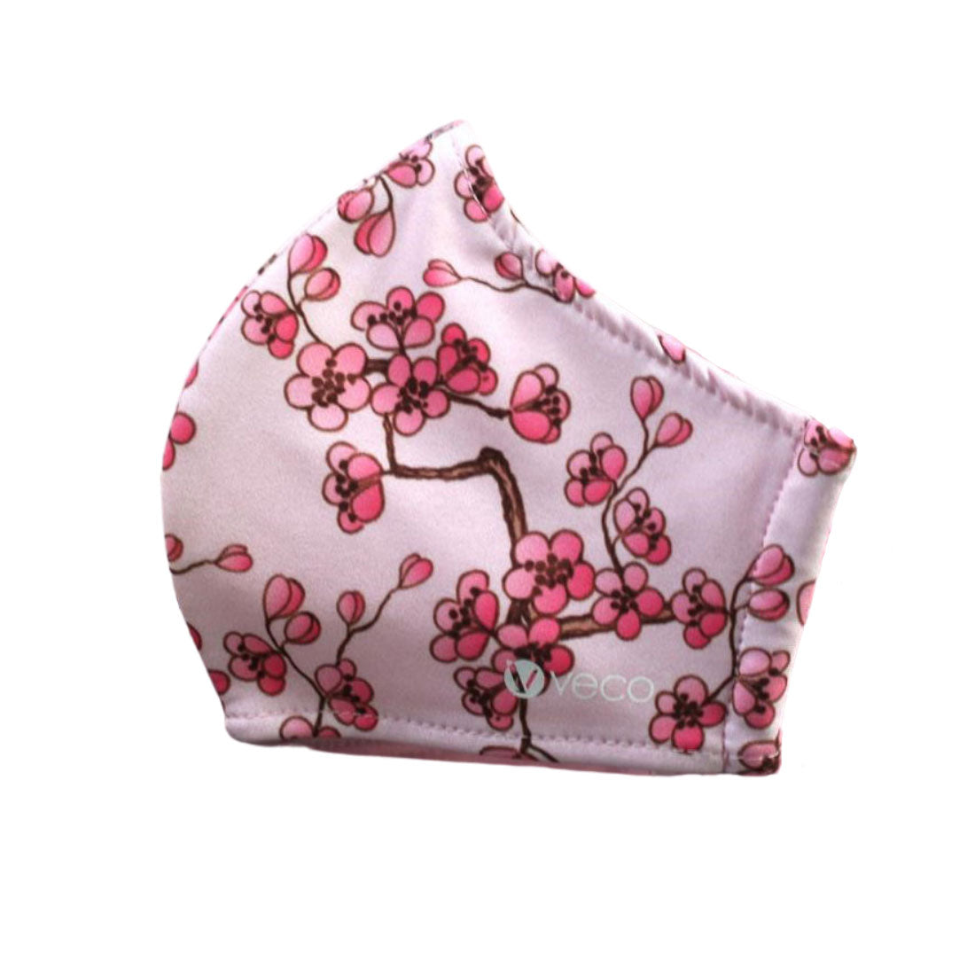 Washable Face Masks 3 layer Antimicrobial cloth fabric Blossom