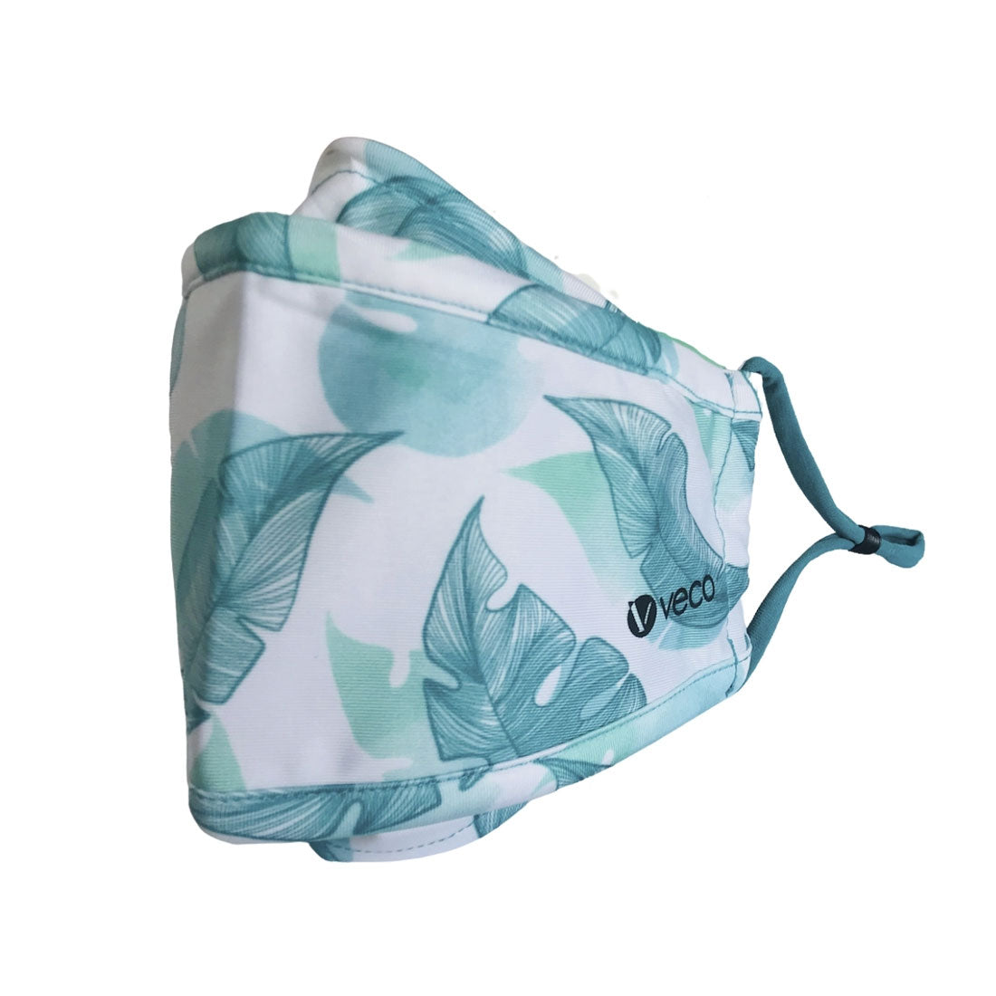 KIDS Washable Face Masks 3 layer Antifog Antimicrobial cloth Aqua