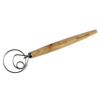 Brunswick Bakers Danish Whisk with Durable Wooden handle