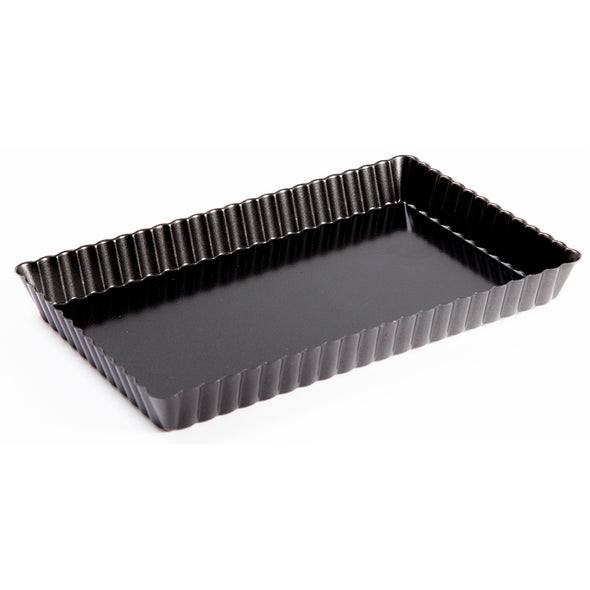 Loose Base Rectangular Quiche Pan <br>Non Stick <br>30 x 20cm