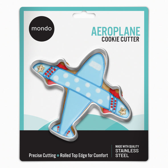 Cookie Cutter <br>Stainless Steel <br>Aeroplane