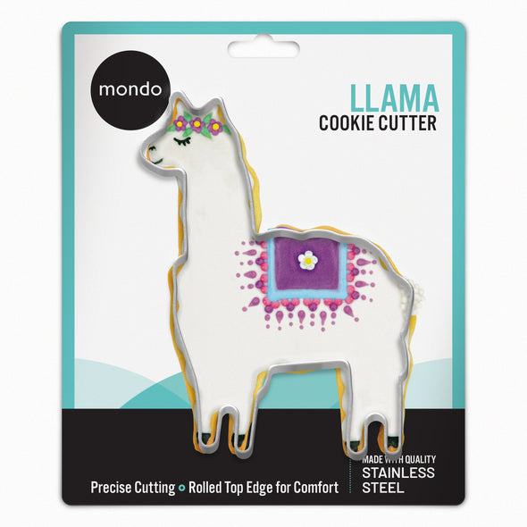 Cookie Cutter <br>Stainless Steel <br>Llama