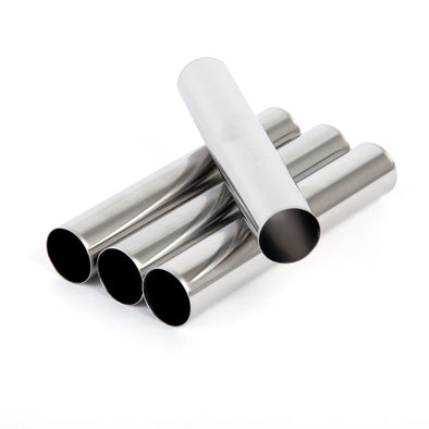 Cannoli Tubes <br>Stainless Steel <br>Set of 4