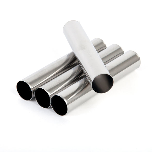 Cannoli Tubes <br>Stainless Steel <br>Set of 4