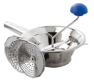 Emanuel 3 Mouli Food Mill Stainless Steel <br>3 Stainless Steel Discs <br>24cm Diameter