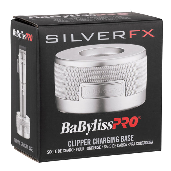 Babyliss PRO FX Hair Clipper Charging Base <br>Silver <br>Fit all BaBylissPRO hair clippers