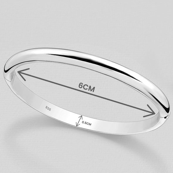 Joolz Co. Classic Silver Bangle <br>925 Sterling Silver