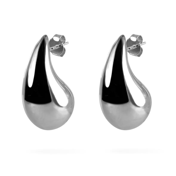 Joolz Co. Classic Droplet Earrings with Push Back Closure <br>925 Sterling Silver