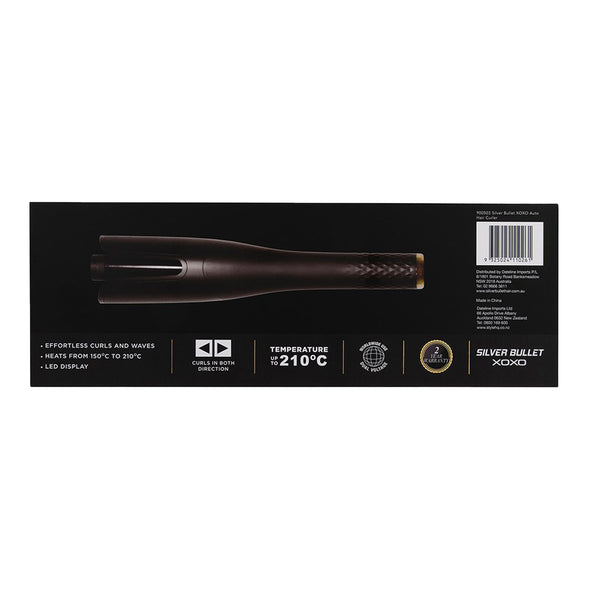 Silver Bullet XOXO Auto Hair Curler <br>Black <br>Dual Voltage for worldwide usage