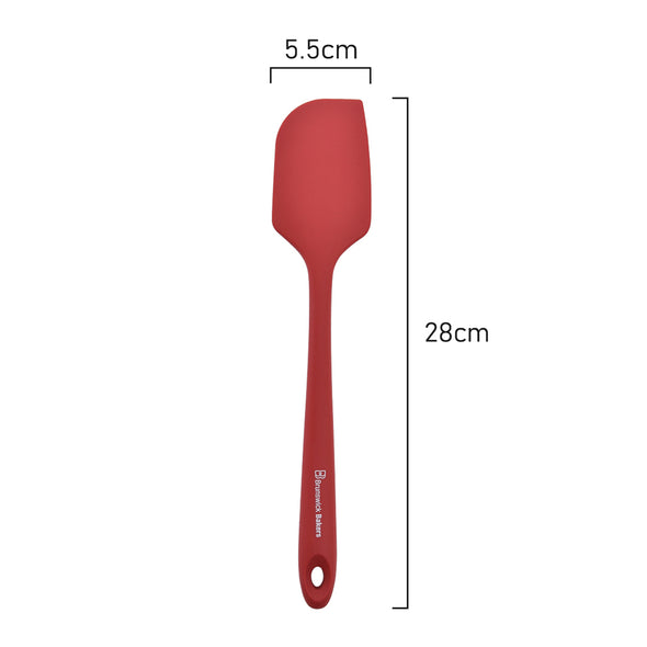 Measurements of Brunswick Bakers red silicone Large Spatula