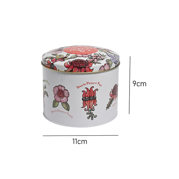 Banksia Red Floral Emblems Of Australia Tin <br>Contains Milk Chocolate, Fruit & Nut Mix <br>Collectable Tins