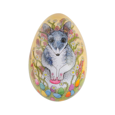 Banksia Red Bilby Easter Egg Tin <br>Contains 140 grams of handmade Rock Candy <br>Collectable Tin