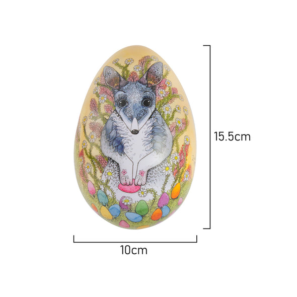 Banksia Red Bilby Easter Egg Tin <br>Contains 140 grams of handmade Rock Candy <br>Collectable Tin