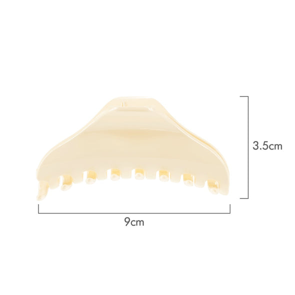 Ullu Bernise Hair Claw <br>Size: 9cm x 3.5cm <br>Ivory