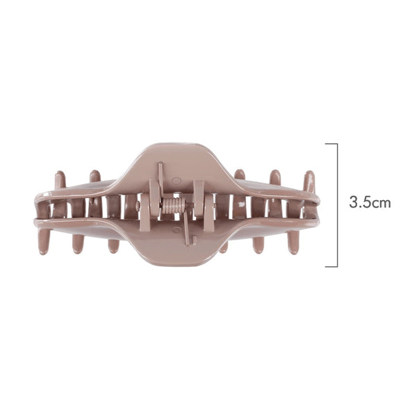 Ullu Bernise Hair Claw <br>Size: 9cm x 3.5cm <br>Taupe