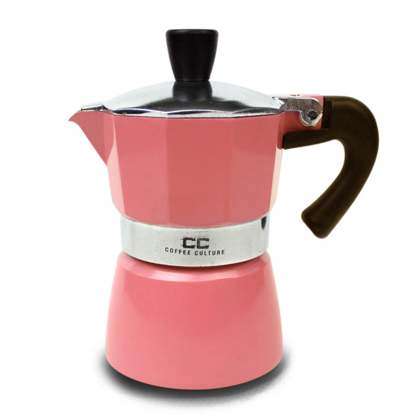 Coffee Culture Coffee Maker <br>1 Espresso Cup <br>Pink