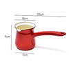 Measurement of Coffee Culture Red Enamel Turkish Coffee Pot 300ml