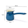 Measurement of Coffee Culture Teal blue Enamel Turkish Coffee Pot 300ml