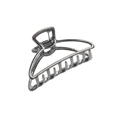 Ullu Colette Hair Claw <br>Size: 8cm x 4.3cm <br>Platinum