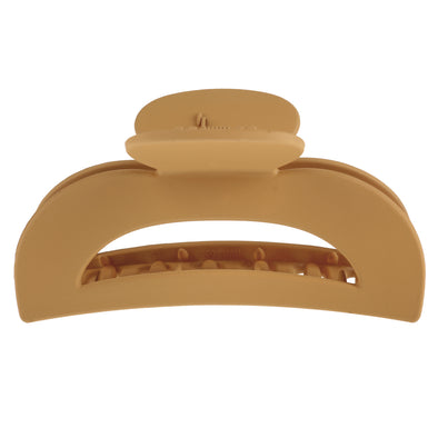 Ullu Daisy Hair Claw <br>Size: 10.3 x 5.2 x 4.5cm <br>Matte Mustard