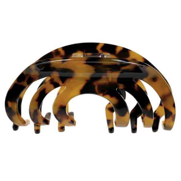 Ullu Camila Hair Claw <br>Size: 8.7 x 3.5 x 4cm <br>Dark Tortoise Shell