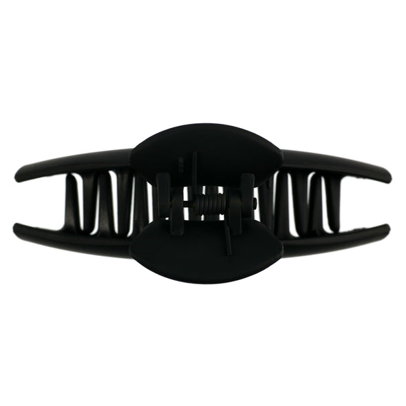 Ullu Eleanor Hair Claw <br>Size: 9.8 x 3.6 x 5cm <br>Matte Black