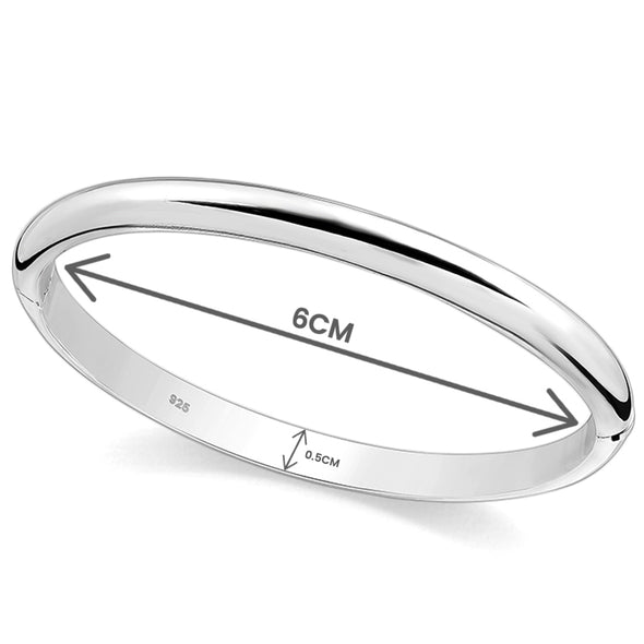 Joolz Co. Classic Silver Bangle <br>925 Sterling Silver