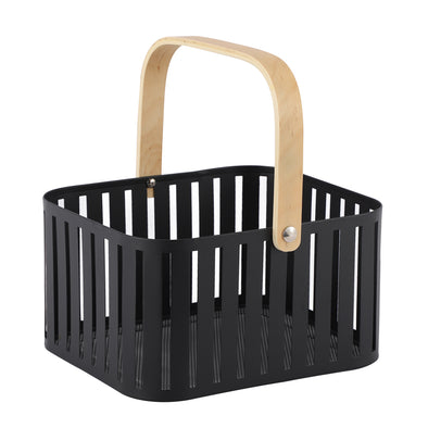 Classica Hudson Storage Basket <br>Black <br>25cm x 25cm x 15.4cm