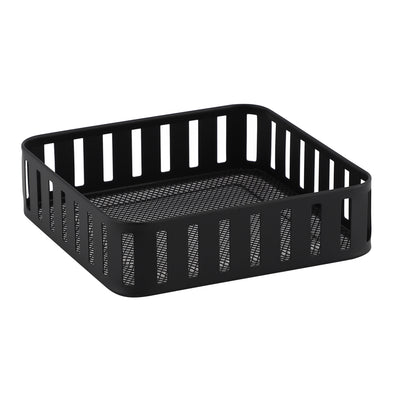 Classica Hudson Napkin Holder <br>Black <br>18cm x 18cm x 5cm