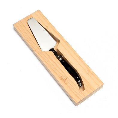 Laguiole Cake Server <br>Pine Wood Gift Box <br>Black