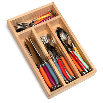 Laguiole 24 piece Cutlery Set <br>6 Place Settings <br>Multi