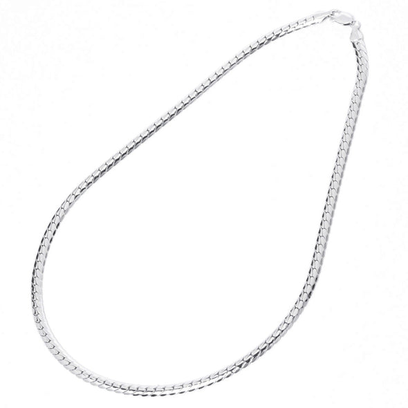 Joolz Co. Cuban Oval Link 5.3mm Solid Chain <br>925 Sterling Silver <br> Hypoallergenic & Tarnish Free