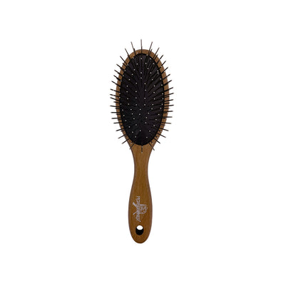 Furzone Dog/Cat Small Pin Brush <br>Stainless Steel & Beechwood <br>Small 19 x 5cm