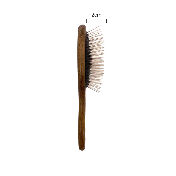 Furzone Dog/Cat Small Pin Brush <br>Stainless Steel & Beechwood <br>Small 19 x 5cm