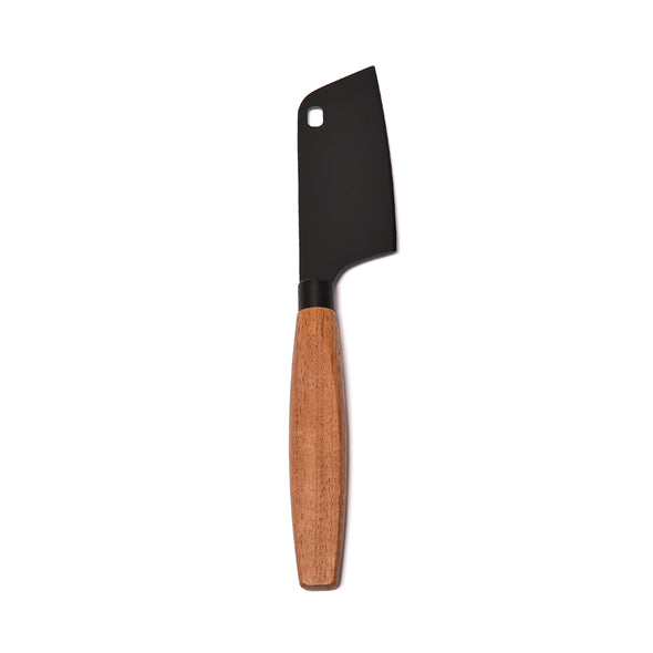 St Clare 3 Piece Cheese Knife Set <br>1 x Cleaver, 1 x Soft Cheese Knife & 1 x Chisel <br>Acacia & Black Stainless Steel