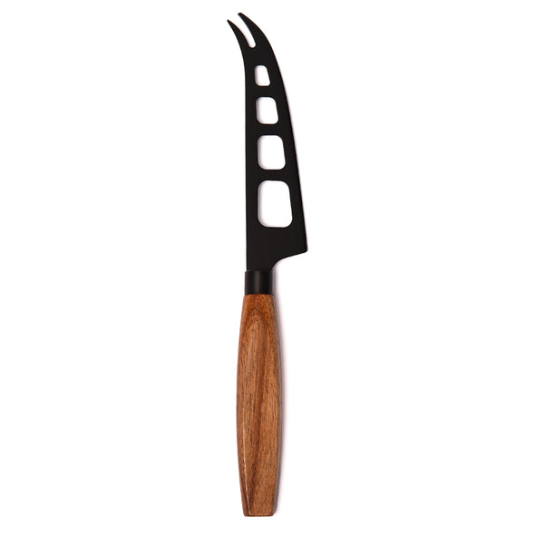 St Clare 3 Piece Cheese Knife Set <br>1 x Cleaver, 1 x Soft Cheese Knife & 1 x Chisel <br>Acacia & Black Stainless Steel