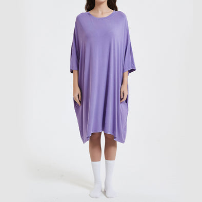 OZ PJ's Oversized Lilac Sleep Tee <br>Heat Regulating Bamboo <br>One Size Fits Most