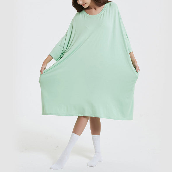 OZ PJ's Super Soft, Oversized Mint Green Sleep Tee <br>Heat Regulating Bamboo <br>One Size Fits Most