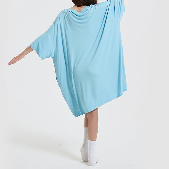 OZ PJ's Oversized Baby Blue Sleep Tee <br>Heat Regulating Bamboo <br>One Size Fits Most