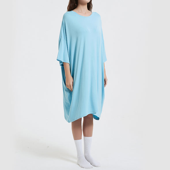 OZ PJ's Oversized Baby Blue Sleep Tee <br>Heat Regulating Bamboo <br>One Size Fits Most
