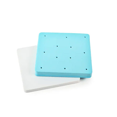 Foam Flower Pad <br>White/Blue 2 Pack <br>15 x15cm