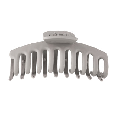 Ullu Amanda Hair Claw <br>Size: 11 x 4.7 x 4cm <br>Matte Grey