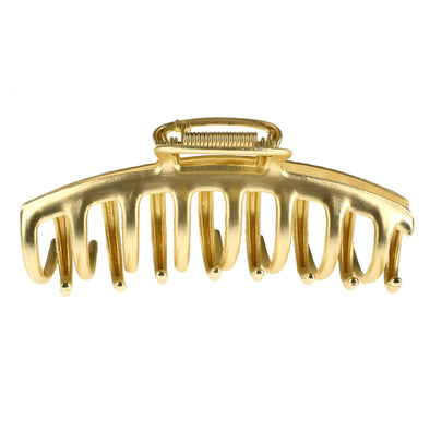 Ullu Amanda Hair Claw <br>Size: 11 x 4.7 x 4cm  <br>Matte Gold