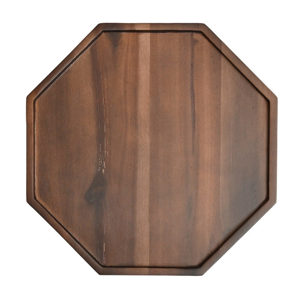 St Clare 30cm Acacia Octagonal Serving Tray