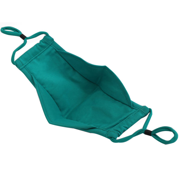 ADULT Washable Face Mask <br>3 layer ANTI-FOG & Antimicrobial cloth fabric <br>Teal