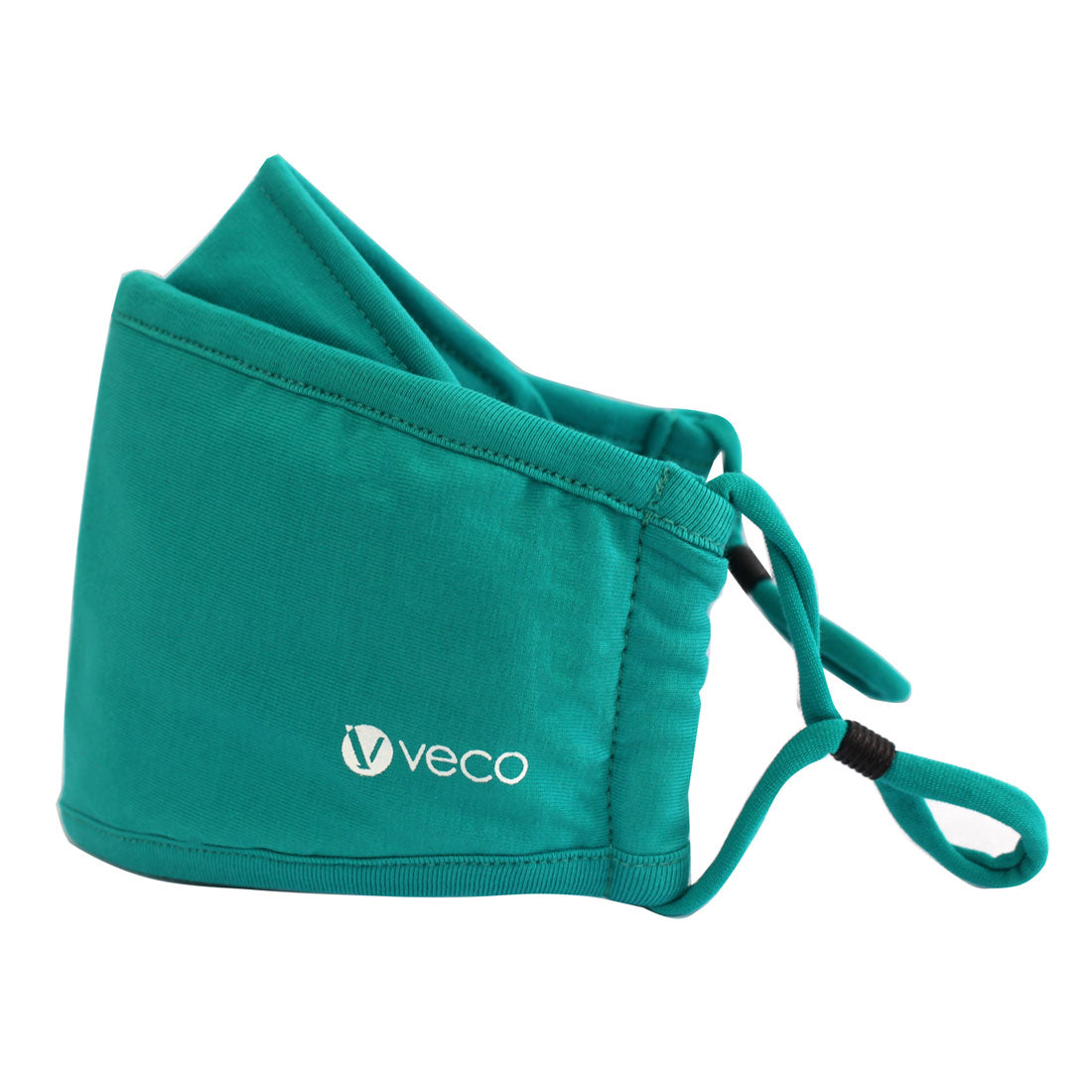 Washable Face Masks 3 layer Antifog & Antimicrobial cloth Teal Kakkadu