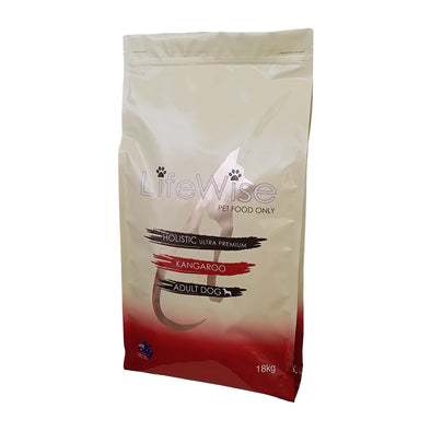 18kg bag of Lifewise Kangaroo with Lamb, Rice, Oats & Vegetables dog food 