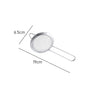 Measurements of Extra small Fine Mesh Strainer with handle